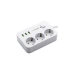 MF Product Jettpower 0370 Beyaz 3 Socket 3 USB Uzatma Kablosu