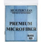 MF SuperClean Superclean 40 x 40 cm Mikrofiber Lüks Cam Bezi 320 Gsm - 3 Adet Yüzeyde Lekesiz Temizlik Sağlar