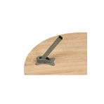 MFG AHŞAP Katlanabilir Metal Ayaklı Ahşap Yer Sofrası 60 Cm