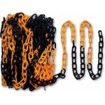 Mfk 8 mm Plastik Zincir 10 Metre Sarı Siyah - 8 mm x 10 m