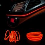 MFK Araç İçi Turuncu İp Led-Neon Led-Şerit Led Torpido Ledi