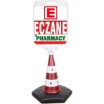 MFK Eczane Pharmacy Temalı Reklam ve Uyarı Dubası Tekli