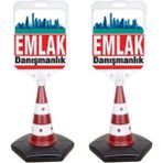 MFK Emlak Temalı Reklam ve Uyarı Dubası 2'li - 2 Adet