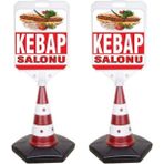MFK Kebab Temalı Reklam ve Uyarı Dubası 2'li - 2 Adet