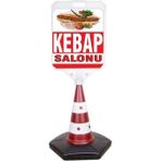 MFK Kebab Temalı Reklam ve Uyarı Dubası Tekli - 1 Adet