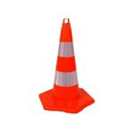MFK Plastik MFK3252 52 cm Kırılmaz Trafik Konisi