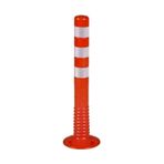 MFK Plastik PARLA Trafik Delinatör 75 Cm Plastik Kırmızı Otopark / Yol Duba Ucuz Koni 75 Cm (505*355*805)