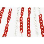 MFK Plastik Zincir 8mm Kırmızı Beyaz