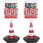 MFK Telefon Merkezi Temalı Reklam ve Uyarı Dubası 2'li