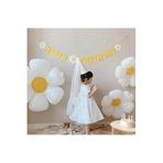 MFM Happy Birthday Papatya Folyo Balon Doğum Günü Seti
