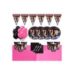 MFM Parti Black Pink Doğum Günü Parti Seti 24 Kişilik