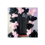 MFM Parti Black Pink Zincir Balon Seti