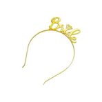 MFM Parti Bride Kına Gold Metal Taç
