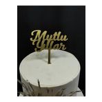 MFM Parti Pasta Süsü Pleksi Yazı Mutlu Yıllar