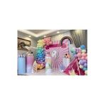 MFM Unicorn Temalı Makaron Soft Doğum Günü Zincir Balon Seti
