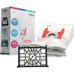 MFS Bosch Uyumlu Seri 4 / Seri 6 Prohygienic Kutulu Torba ve Motor Koruma Filtre Seti Serie 4 BGL41HYG2H/12 - BGL6POW1