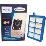MFS Electrolux EUS8ALRGYT Ultra Silencer Uyumlu Toz Torbası ve Hepa Filtre Seti