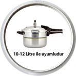 MFS Termo ve Özay Uyumlu Düdüklü Tencere Kapak Lastiği Conta ( 10-12 Litre Için ) Silikon Malzeme Kokusuz