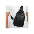 MFT Leather Design Hakiki Deri Body Bag Çanta – Askılı, Fermuarlı | Body Bag 8080 Napa Siyah