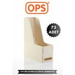 MG 101 A4 DEMONTE 72'Lİ PLASTİK DİKEY MAGAZİNLİK KLASÖR ARŞİV KUTUSU ORGANİZER SAKLAMA DEPOLAMA TYC88E3D4DD71A745BC506A00
