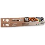 Mg Concept Hazır Kesilmiş Pişirme Kağıdı 50 Yaprak 40x35 cm Yapışmaz Beyaz Kağıt