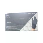 Mg Gloves Elmas Dokulu Siyah Nitril Eldiven Medium (8) 50 Adet