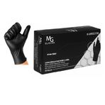 MG GLOVES ELMAS DOKULU SİYAH NİTRİL ELDİVEN XL (10) 50 ADET