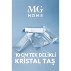 MG HOME 🌼 1 ADET 10 Cm*Kristal Avize Taşı Tabut 🌺 TEK DELİKLİ 🌼ORJİNAL KRİSTAL KOLYE UCU TAŞ