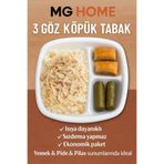 MG HOME 20 Adet ❤️ 3 Göz Köpük Tabak – Isıya Dayanıklı Ekonomik -Kullan At HİJYENİK Mevlütlerin Vazgeçilmezi