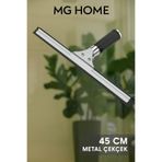 MG HOME 45 CM KALİTELİ UÇ Metal Cam Çekçek Camsil 45 Cm Cam Temizleme Metal Çekçek VİTRİN TEMİZLEME
