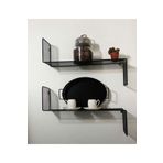 MG HOME TASARIM METAL DUVAR RAFI LEGOM Z RAF SİYAH METAL DÜZENLEYİCİ MUTFAK ( 1 ADET )