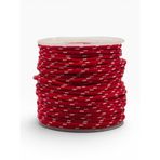 MG ROPES Bileklik, Outdoor ve Hobi Polyester Paracord İpi 2.2 mm No:17 20 Metre Kırmızı Beyaz