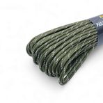 MG ROPES Bileklik ve Outdoor Paracord İp 4 mm 660lb (10 İplikli) 30 Metre Haki Beyaz Desenli