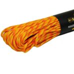 MG ROPES Bileklik ve Outdoor Polyester Paracord İp 4 mm 30 Metre Sarı Turuncu