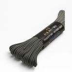 MG ROPES Bileklik ve Outdoor Polyester Paracord İp 4 mm 660 Lb 30 Metre Beyaz Siyah Desen (10 Çekirdek)