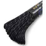 MG ROPES Bileklik ve Outdoor Polyester Paracord İp 4 mm 660 Lb 30 Metre Siyah Beyaz (10 Çekirdek)