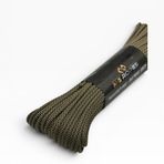 MG ROPES Bileklik ve Outdoor Polyester Paracord İp 4 mm 660 Lb 30 Metre Siyah Çöl Desen (10 Çekirdek)