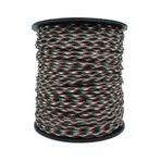 Mg Ropes Bileklik,Outdoor 4 mm Paracord İp No:118 30 Metre Filistin Bayrağı Desen