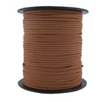 Mg Ropes Bileklik,Outdoor 4 mm Paracord İp No:57 10 Metre Turuncu Siyah Desenli