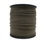 Mg Ropes Bileklik,Outdoor 4 mm Paracord İp No:58 10 Metre Siyah Gold Desenli