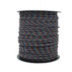 Mg Ropes Bileklik,Outdoor 4 mm Paracord İp No:76 10 Metre Mor Mavi Desenli