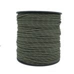 Mg Ropes Bileklik,Outdoor 4 mm Reflektörlü Paracord İp No:49 10 Metre Haki