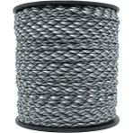 Mg Ropes Bileklik,Outdoor ve Hobi Paracord İp 4 mm No:1 10 Metre Siyah Beyaz Desenli