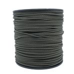 Mg Ropes Bileklik,Outdoor ve Hobi Paracord İp 4 mm No:21 10 Metre Haki Siyah Desenli