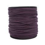 Mg Ropes Bileklik,Outdoor ve Hobi Paracord İp 4 mm No:46 100 Metre Mor Siyah Desenli