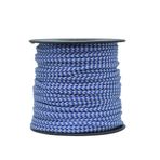 MG ROPES Bileklik,Outdoor ve Hobi Paracord İp 660 lb 2 mm No:19 30 Metre Makara Mavi Beyaz