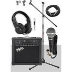 MGA-25BK-PAK Elektro Gitar Amfisi 25 Watt USB Bluetooth ve Şarjlı (Amfi Mikrofon Stand