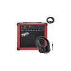 MGA-25RDBT-HD Şarjli Elektro Gitar Amfisi 25 Watt USB Bluetooth Distortio Kulaklık ve Kablo - Adaçayı Yeşili