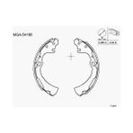 Mga 54198 Kampana Balata Nissan Pick Up D22 98-05 2WD 4406028N25