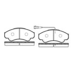MGA 55117 Fren Balatası Ön Fişli Ducato 94-02 / Boxer 94-02 / Jumper 94-02 18Q Büyük Tıp